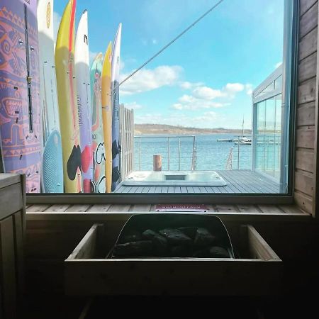 Seehaus Pippa mit Sauna&Whirlpool direkt am See Mucheln Exterior foto