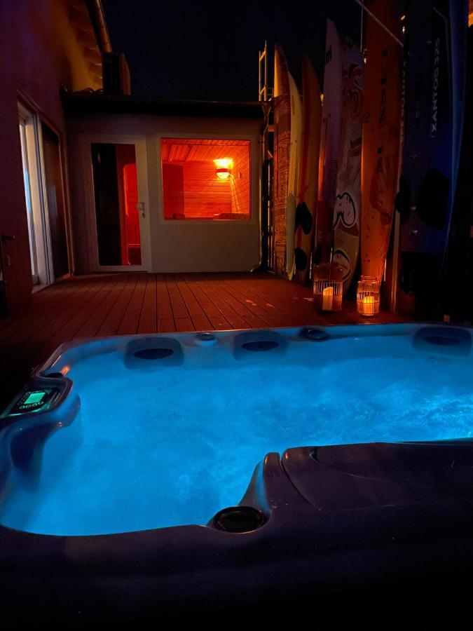 Seehaus Pippa mit Sauna&Whirlpool direkt am See Mucheln Exterior foto