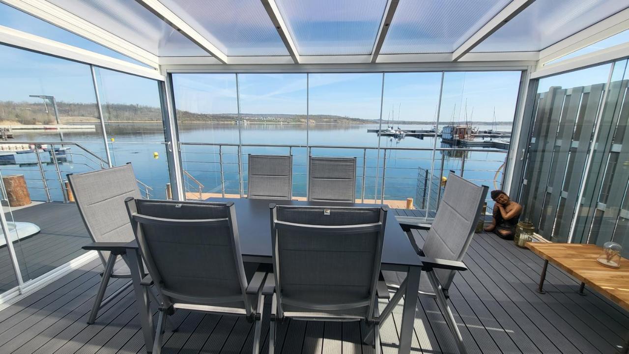 Seehaus Pippa mit Sauna&Whirlpool direkt am See Mucheln Exterior foto