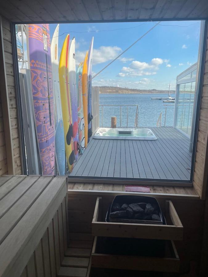 Seehaus Pippa mit Sauna&Whirlpool direkt am See Mucheln Exterior foto